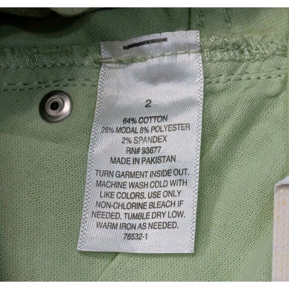 a.n.a Women's High-Rise Ankle Skinny Jeans Green Size 2 - Picture 9 of 10